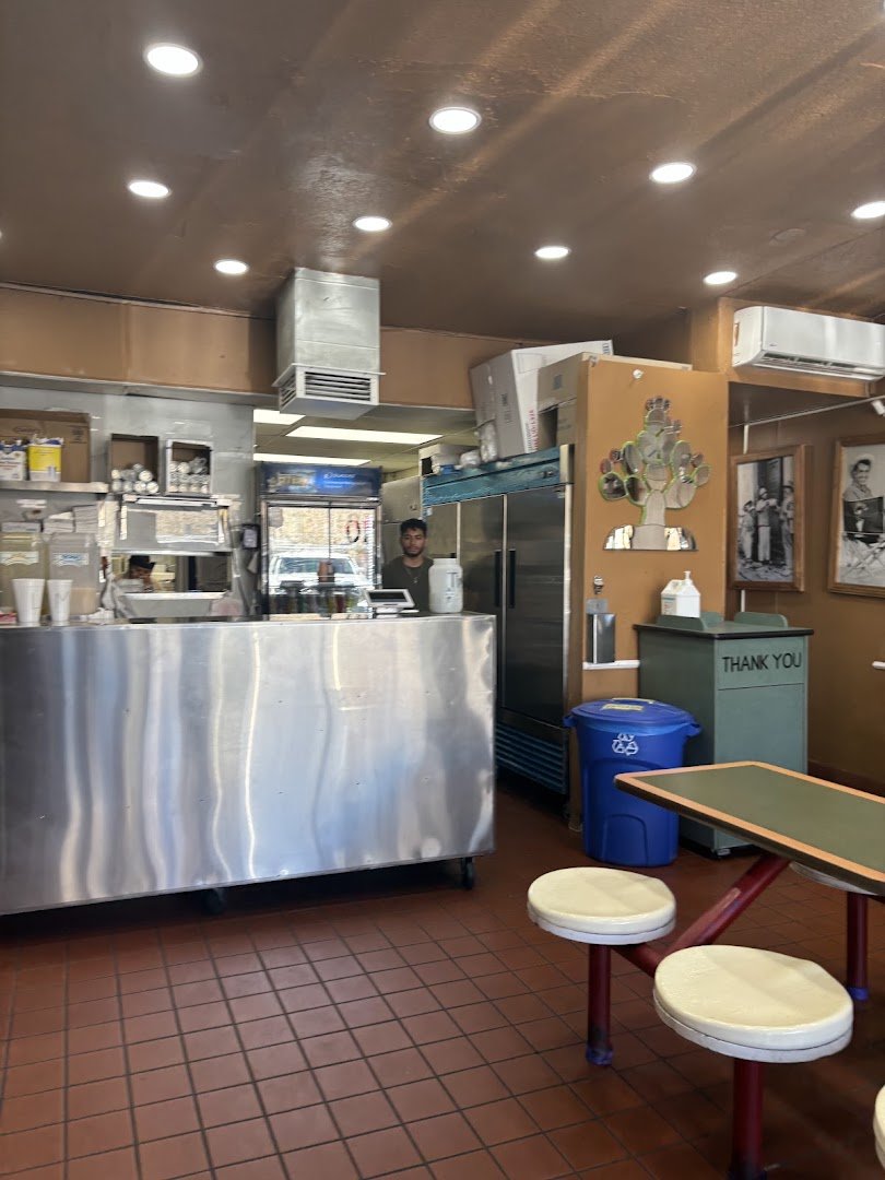 Tables, counter service, and a quiet dining room.