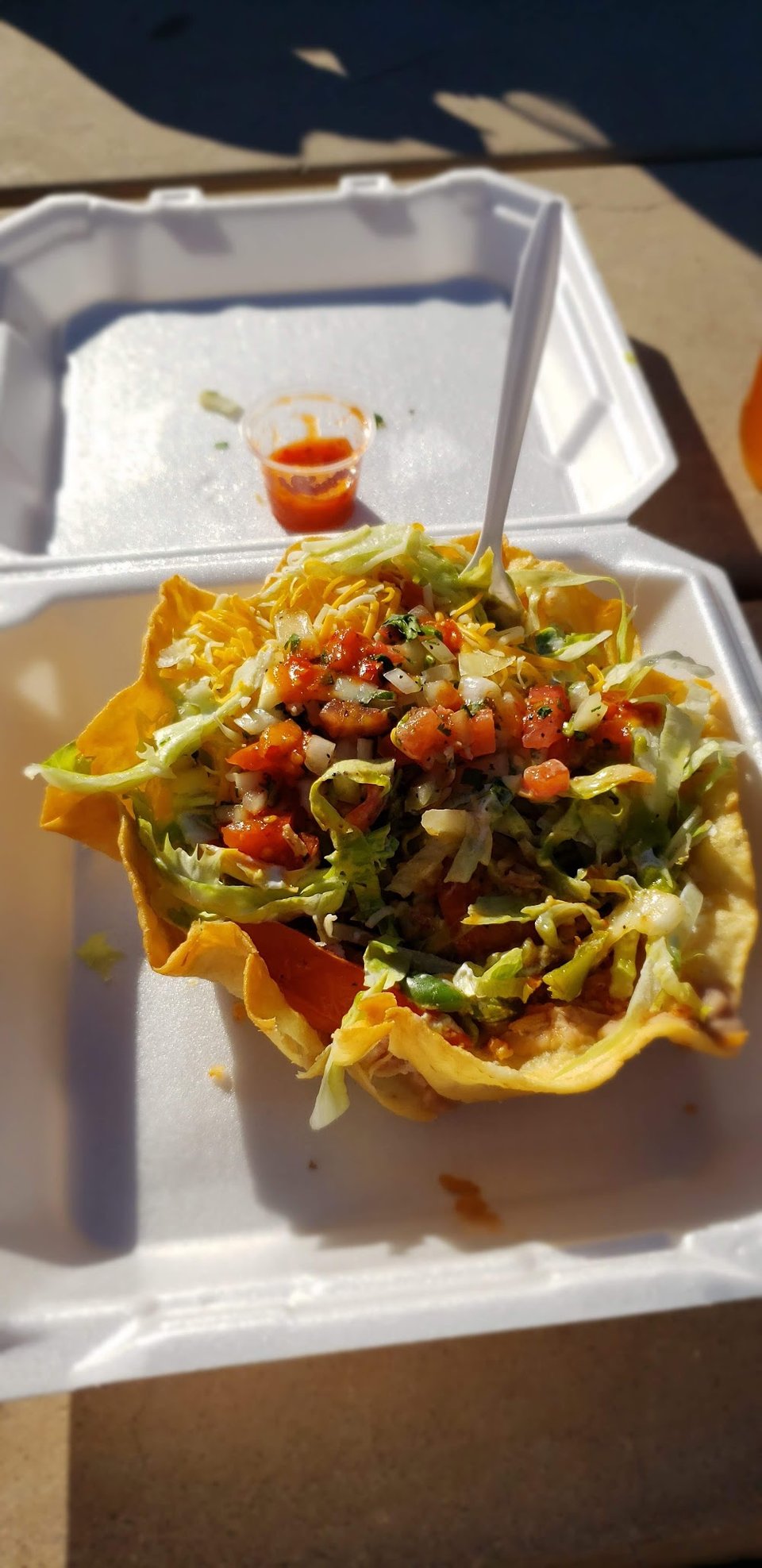 Mexican menu with tacos, tostadas, and taquitos.