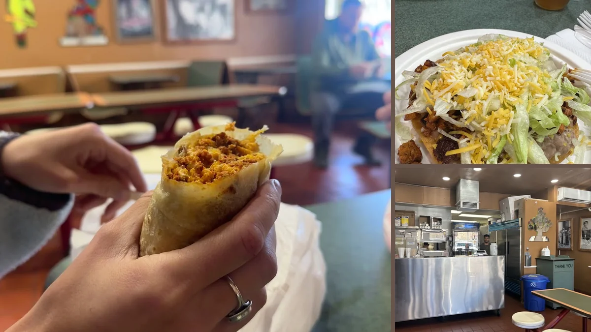 Comfort food served for breakfast, lunch, and dinner.
