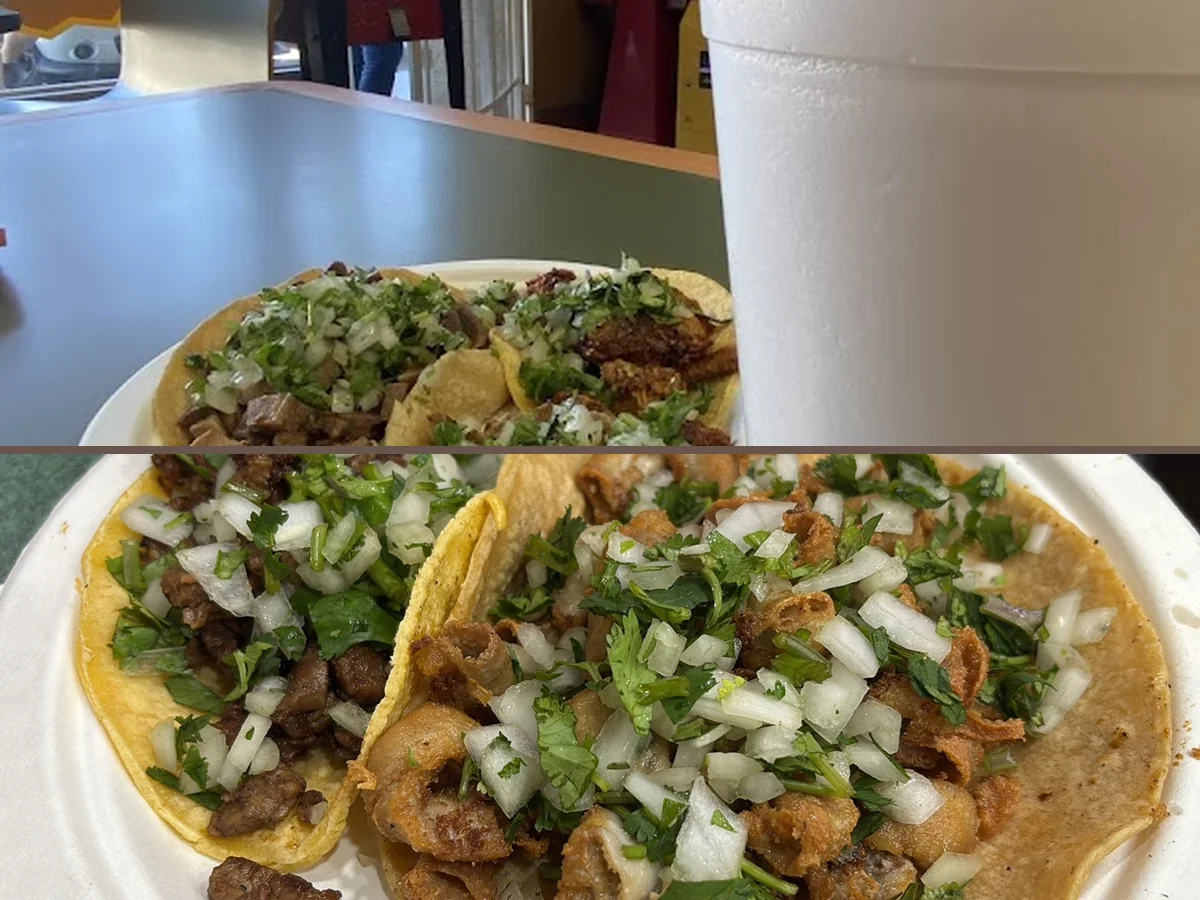 Counter-service taco shop with simple indoor seating.