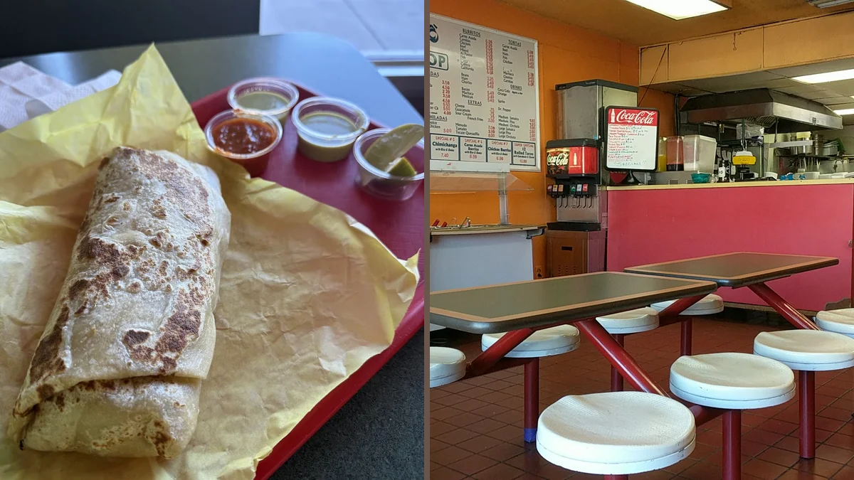 Tables, counter service, and a quiet dining room.